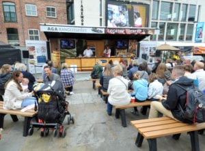 3 June 2016 ....... Yorkshire Food & Drink Festival in Millennium Square, Leeds. Picture Tony Johnson