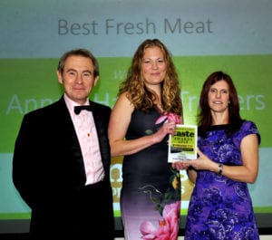 021116 Winners of the Best Fresh Mest at the deliciouslyorkshire and Yorkshire Post Taste Awards at the Pavilions in Harrogate, in association with Vemer Wheelock, Anna's Happy Trotters .