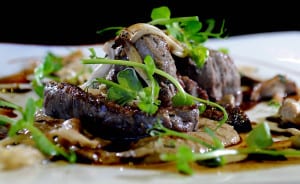 Date:19th November 2015. Picture James Hardisty. For Oliver..........Salvo's Headingley, Leeds. Pictured Medaglioni di Manzo, Fillet of beef medallions served with roast forest mushrooms, roast potatoes and a porcini sauce.