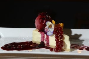 New York style cheesecake. Restaurant Review. Stubbing Wharfe, Hebden Bridge. 20 October 2016.  Picture Bruce Rollinson