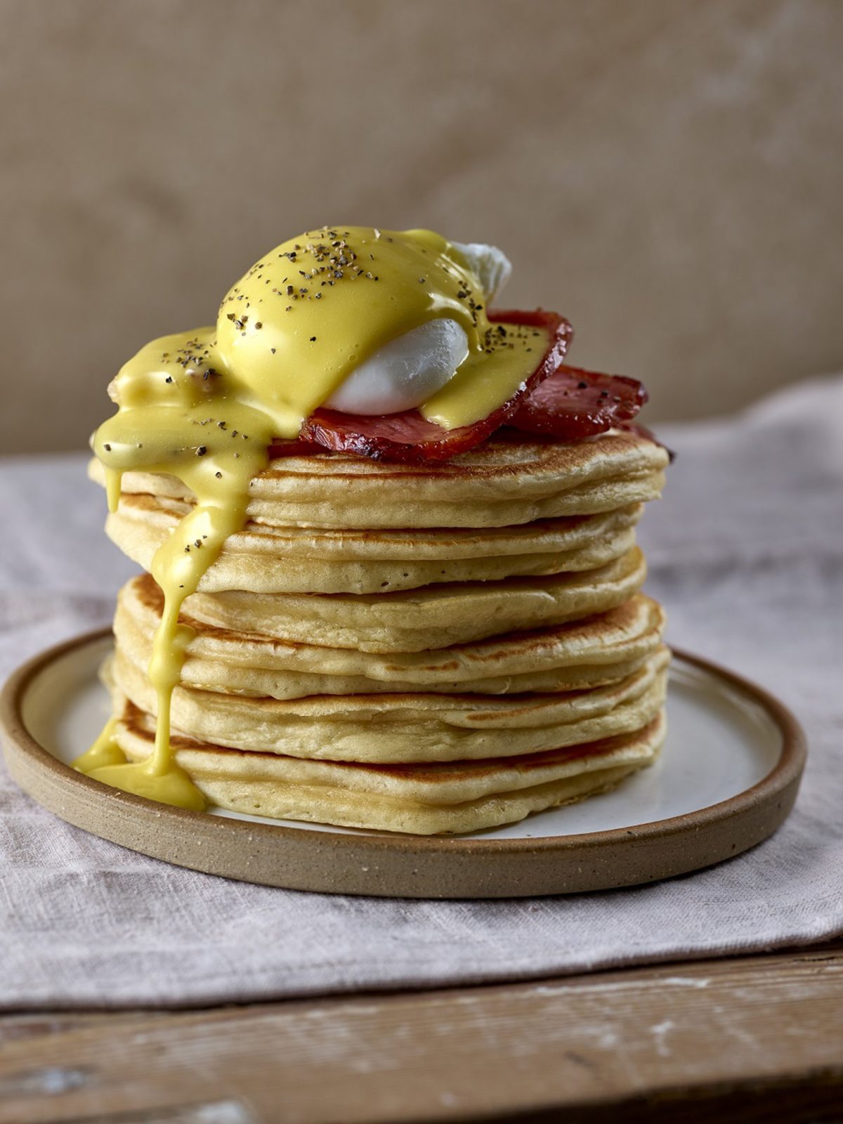 Eggs Benedict pancakes - Yorkshire Food & Drink
